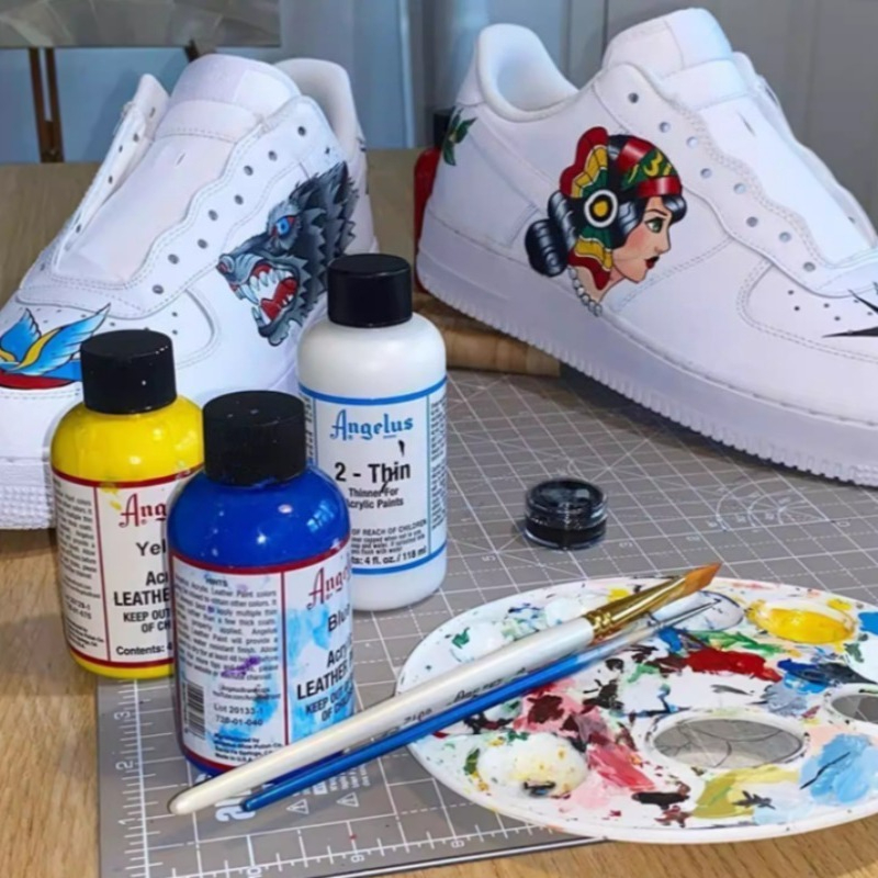 Leather Dye Finish - 118ML Sneaker Color Changer Acrylic Paint