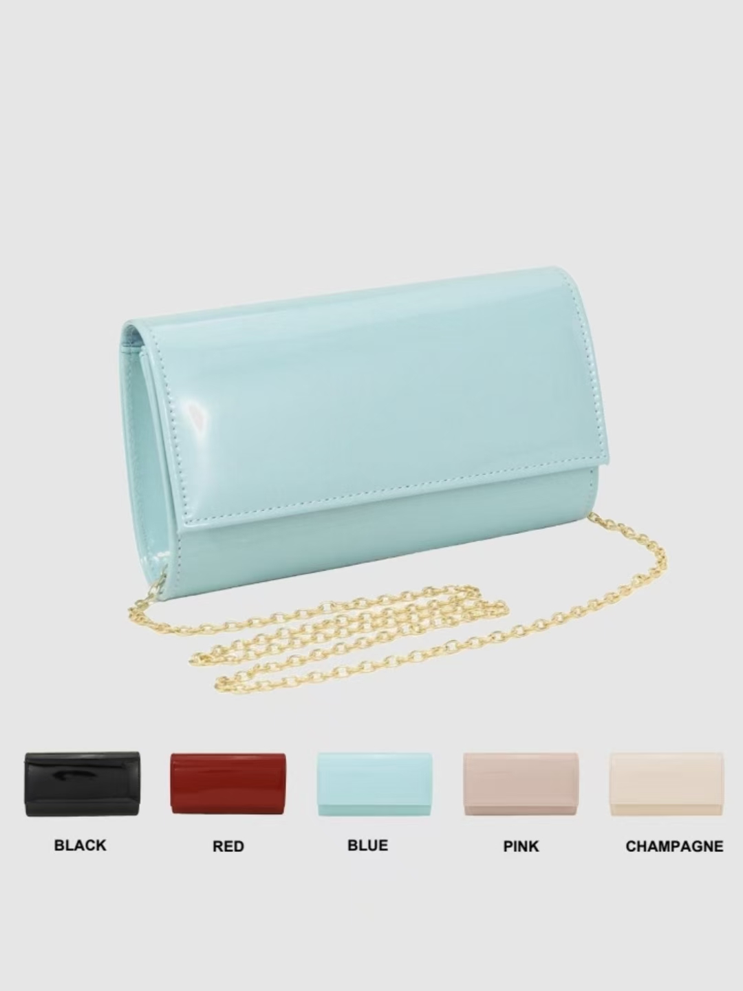 Leather Work Handbags - Ladies' Evening Clutch PU Leather Handbag