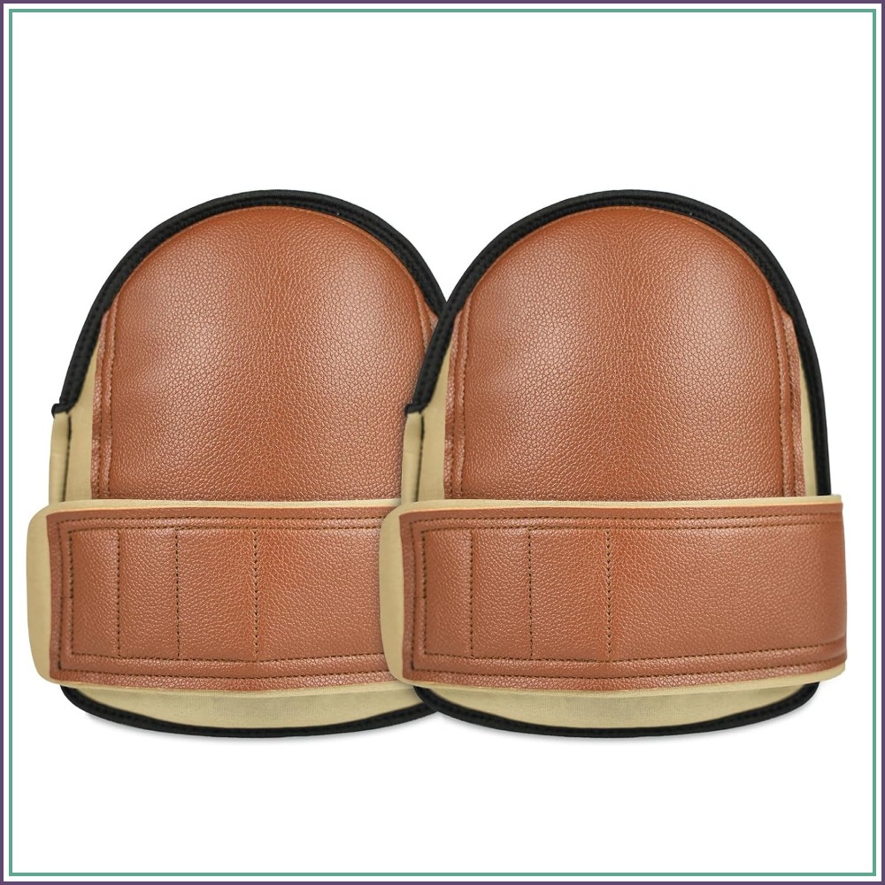 Leather Work Knee Pads - Safety Knee Pads for Work, Super