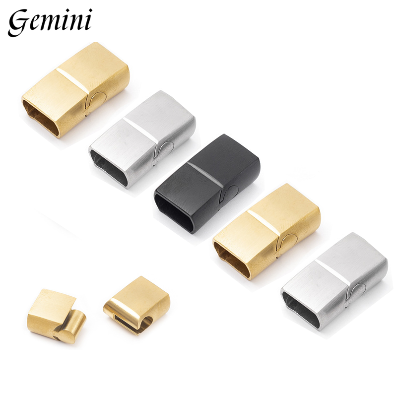 Leatherwork Diy - 10Pcs 316L Stainless Steel Clasps Hole