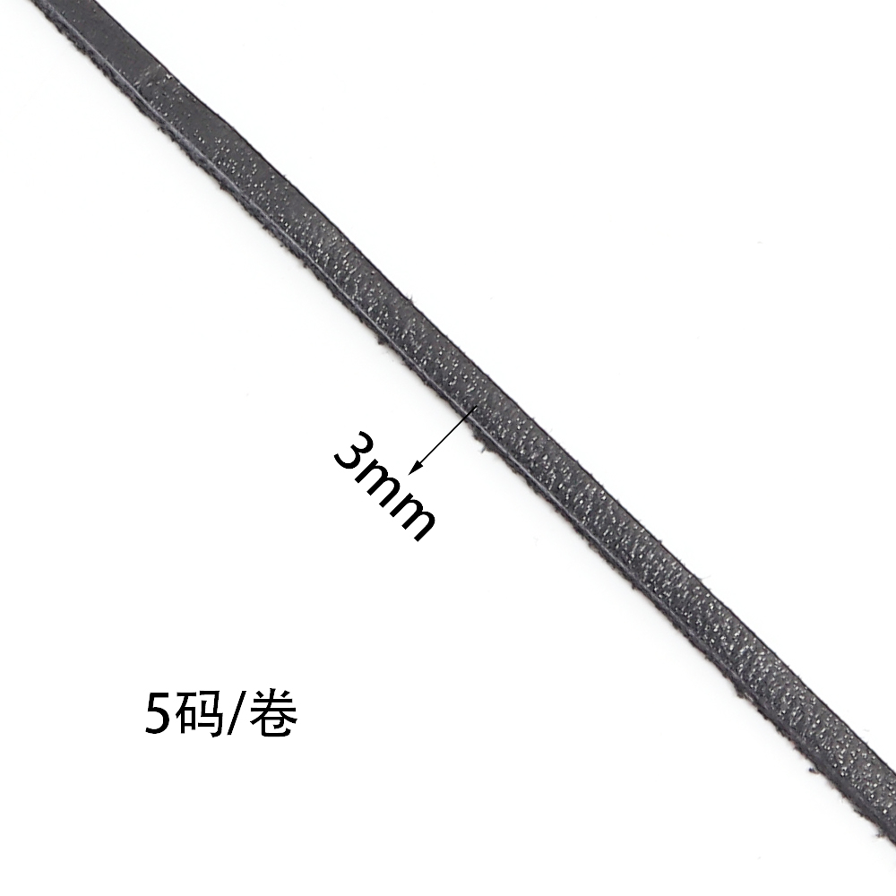 5yards 3mm Genuine Cow Leather - Leatherwork Diy recension och pris