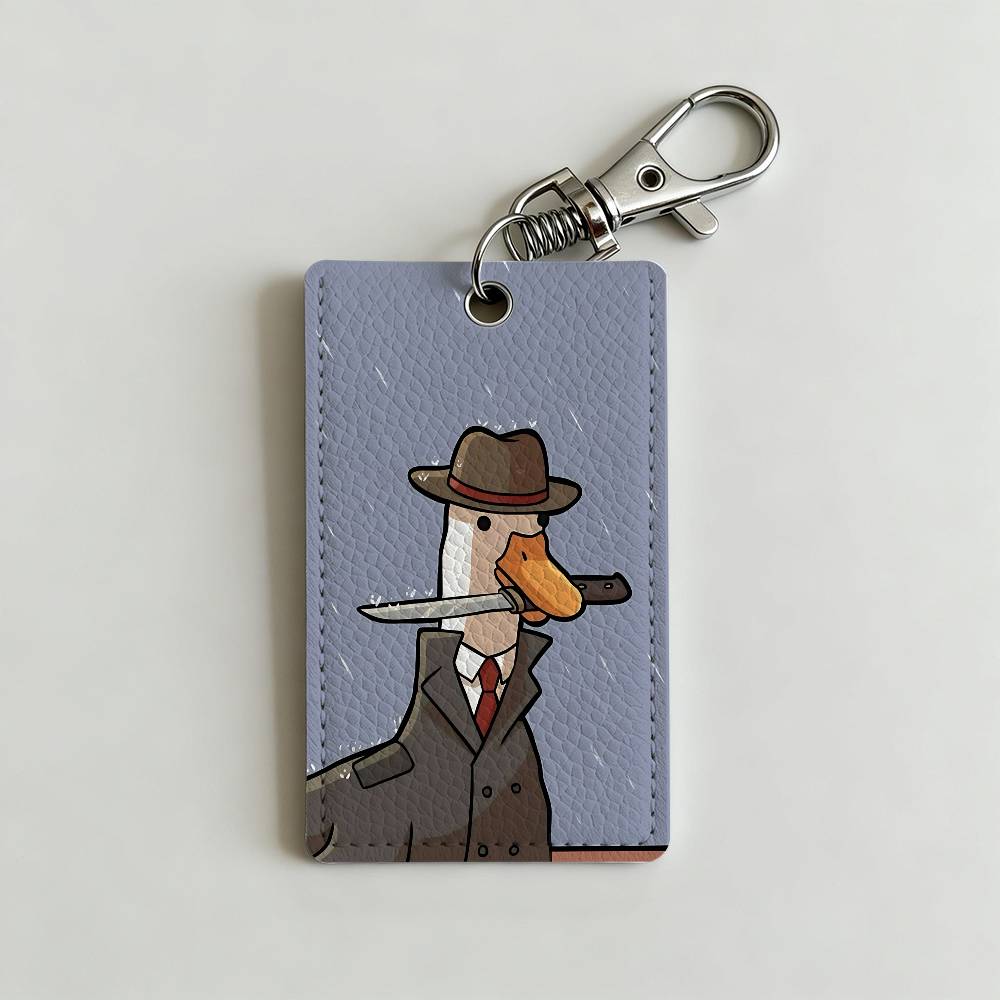Cartoon Cute Goose Duck Badge  - Leather Works recension och pris