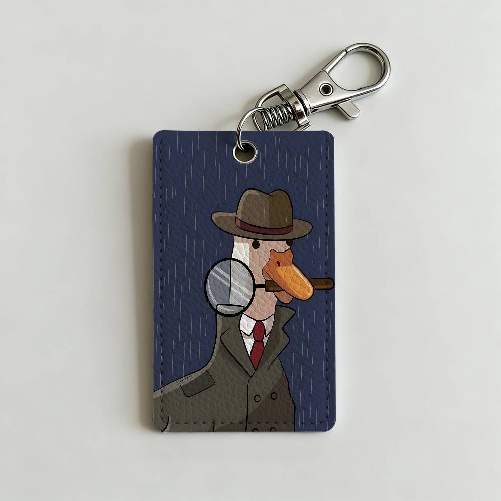 Cartoon Cute Goose Duck Badge  - Leather Works recension och pris