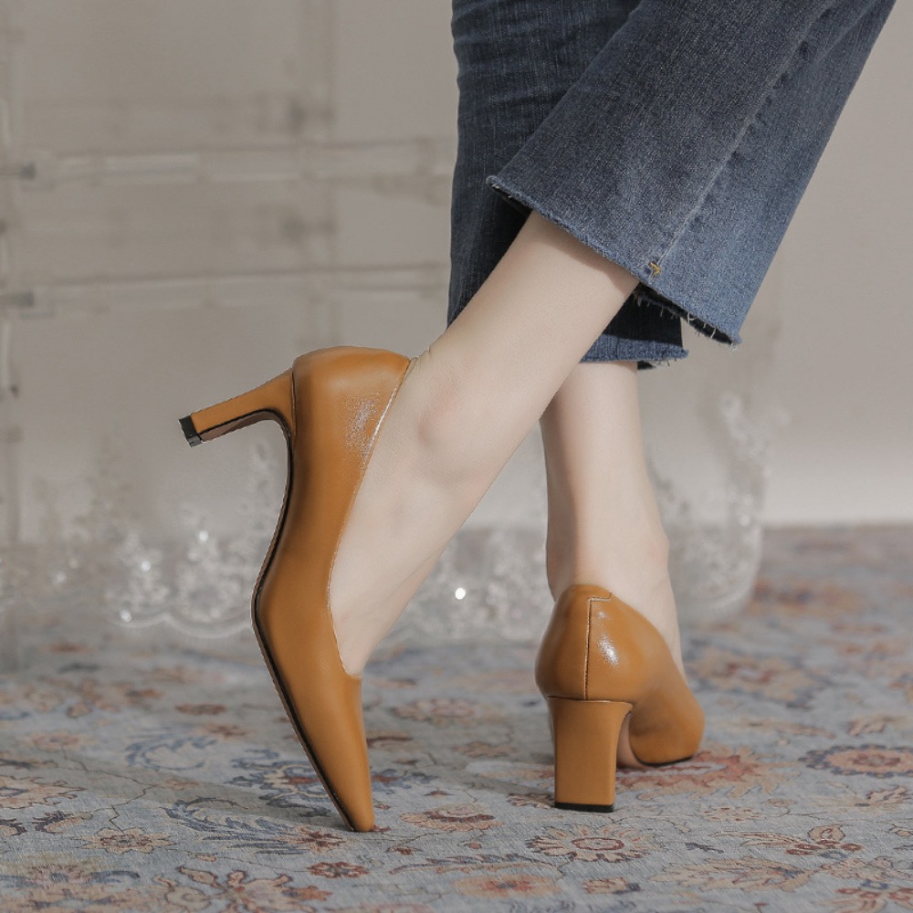 High Heels Women's New Profess - Leather Work Women Shoes recension och pris