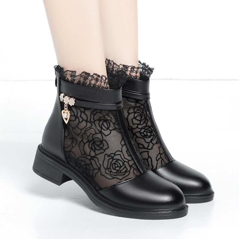 2.5cm Comfortable Breathable M - Leather Work Women Shoes recension och pris
