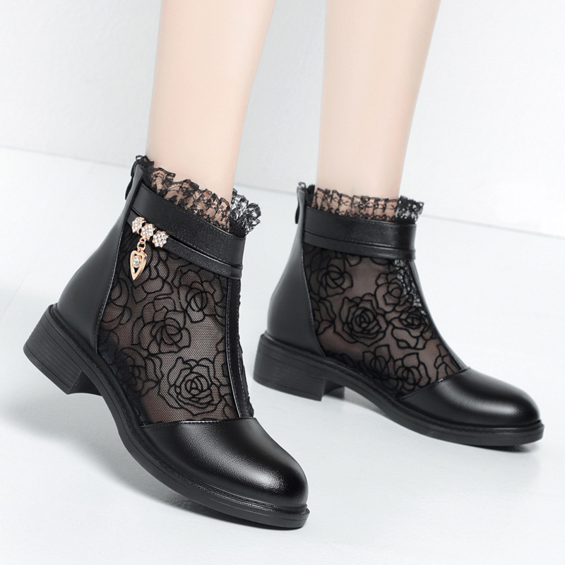 2.5cm Comfortable Breathable M - Leather Work Women Shoes recension och pris