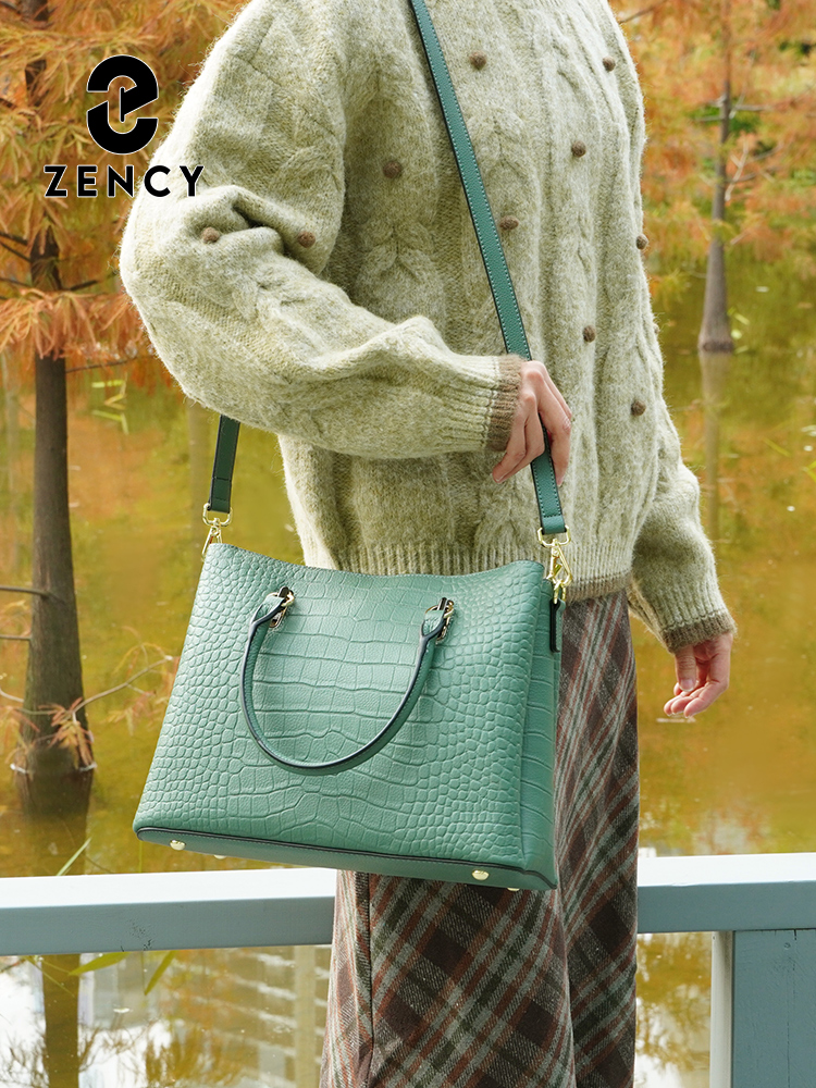 Zency Women's Genuine Leather  - Leather Work Handbags recension och pris