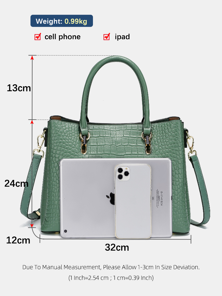 Zency Women's Genuine Leather  - Leather Work Handbags recension och pris