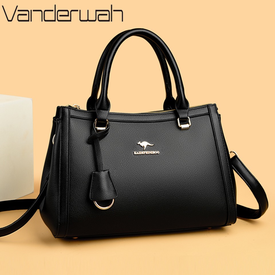 Kangaroo Brand Soft Pu Leather - Leather Work Handbags recension och pris