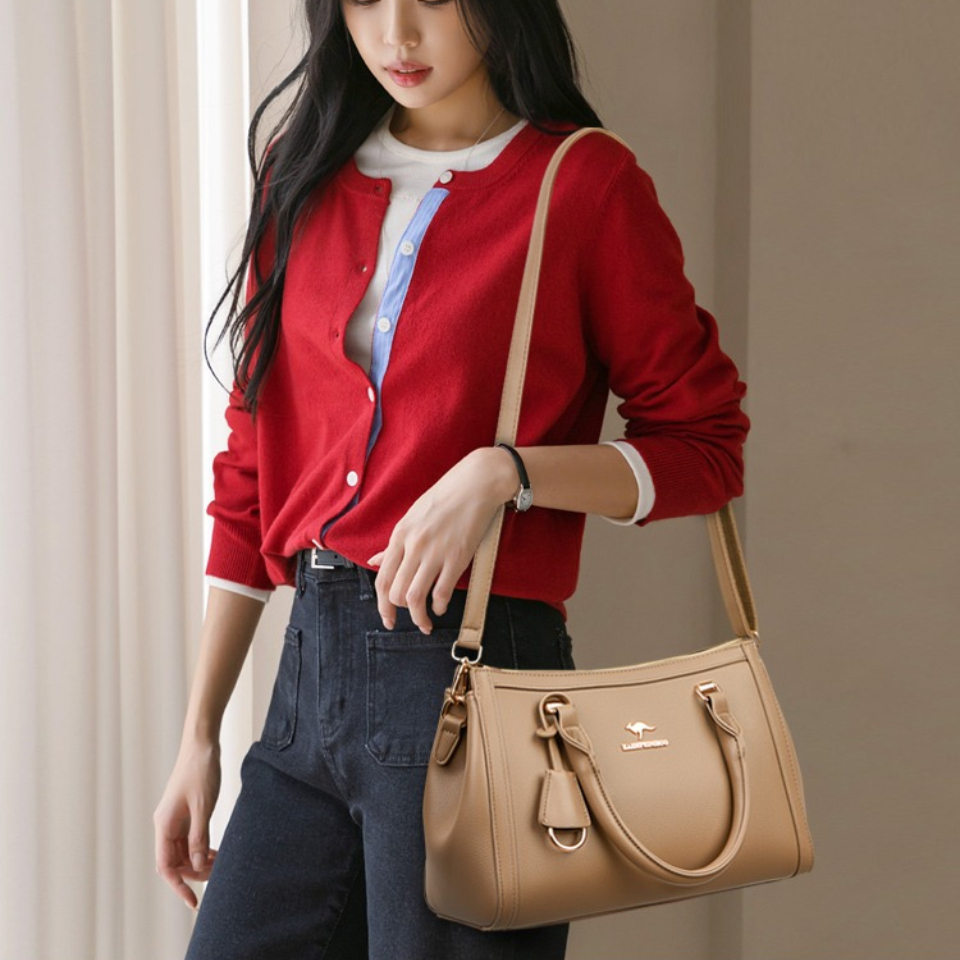 Kangaroo Brand Soft Pu Leather - Leather Work Handbags recension och pris