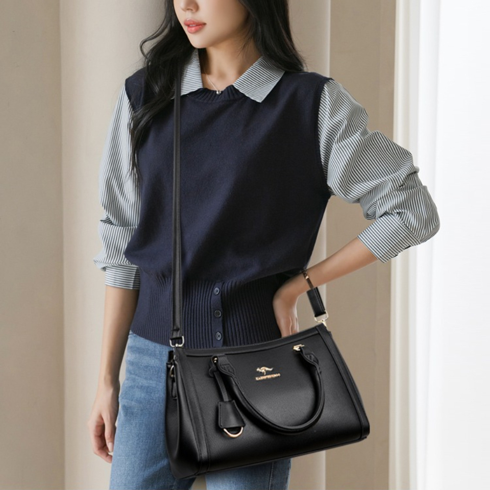 Kangaroo Brand Soft Pu Leather - Leather Work Handbags recension och pris
