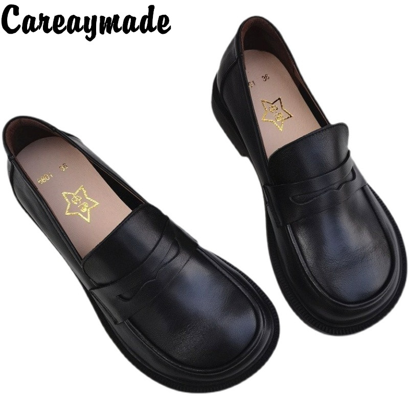 Careaymade-Women's Casual Shoe - Leather Work Women Shoes recension och pris