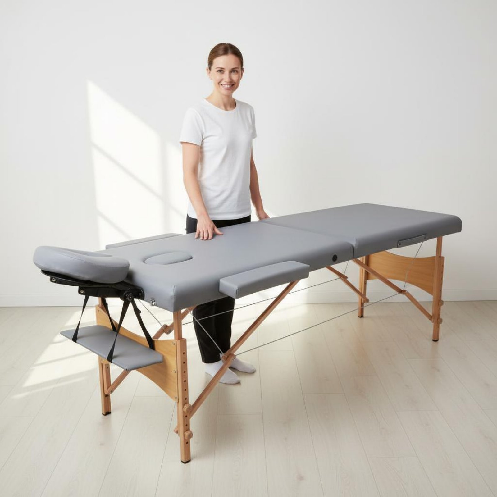 Portable Massage Table PU Leat - Upholstery Leather Work recension och pris
