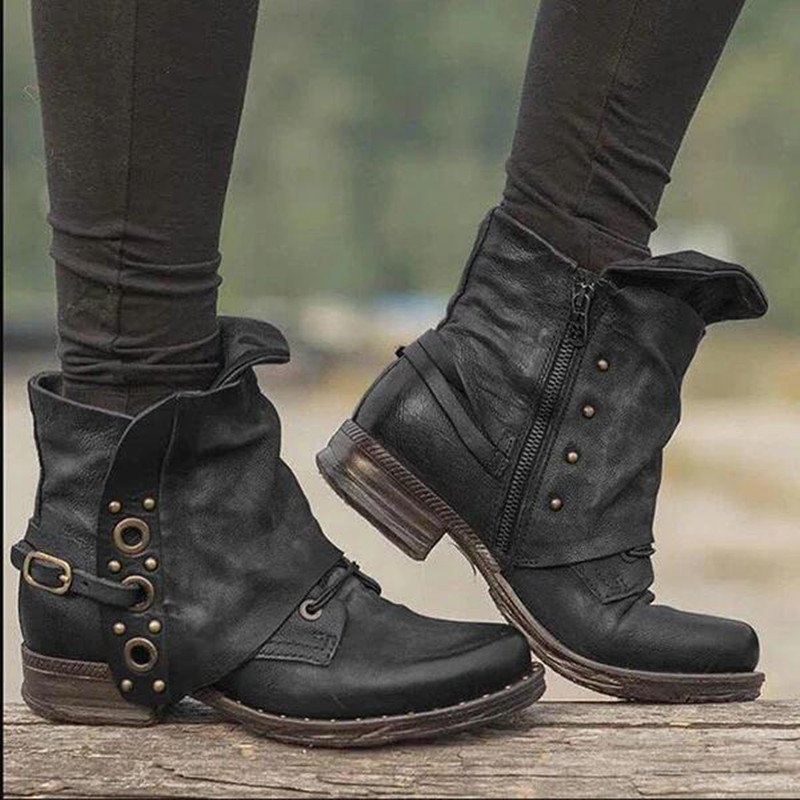 【JOCHEBED HU】Comfortable Lamb  - Leather Work Women Shoes recension och pris