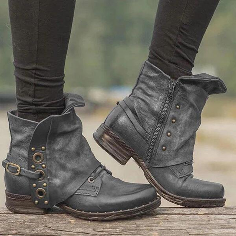 【JOCHEBED HU】Comfortable Lamb  - Leather Work Women Shoes recension och pris