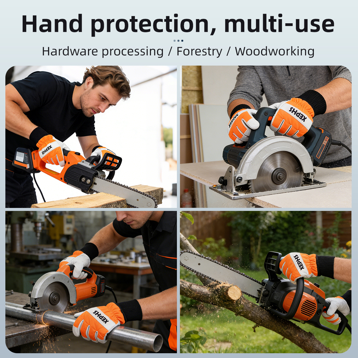 XYEHS 1 Pair Chainsaw Gloves C - Leatherwork Classes recension och pris