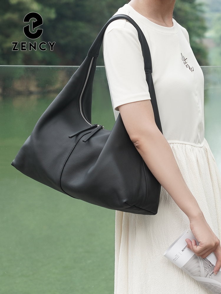 Zency Large Capacity Tote Bag  - Leather Work Handbags recension och pris