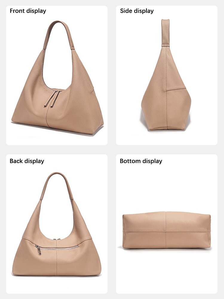 Zency Large Capacity Tote Bag  - Leather Work Handbags recension och pris