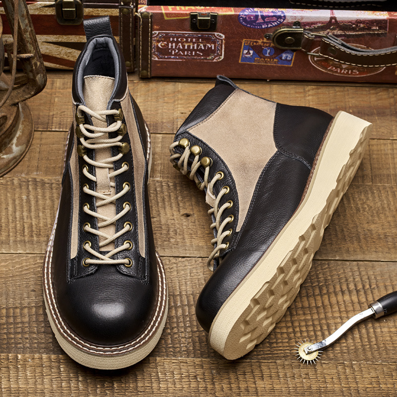 Men's Short Toe Work Boots, Am - Vintage Leatherwork recension och pris