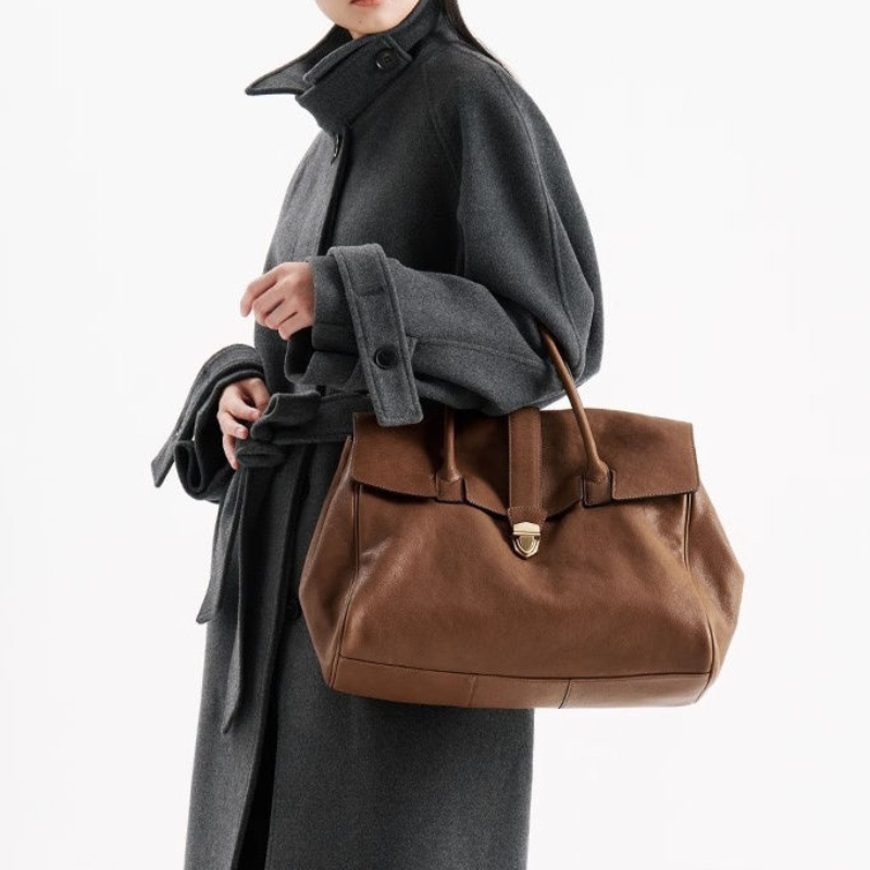 2025 New Bags High Version Fla - Leather Work Handbags recension och pris