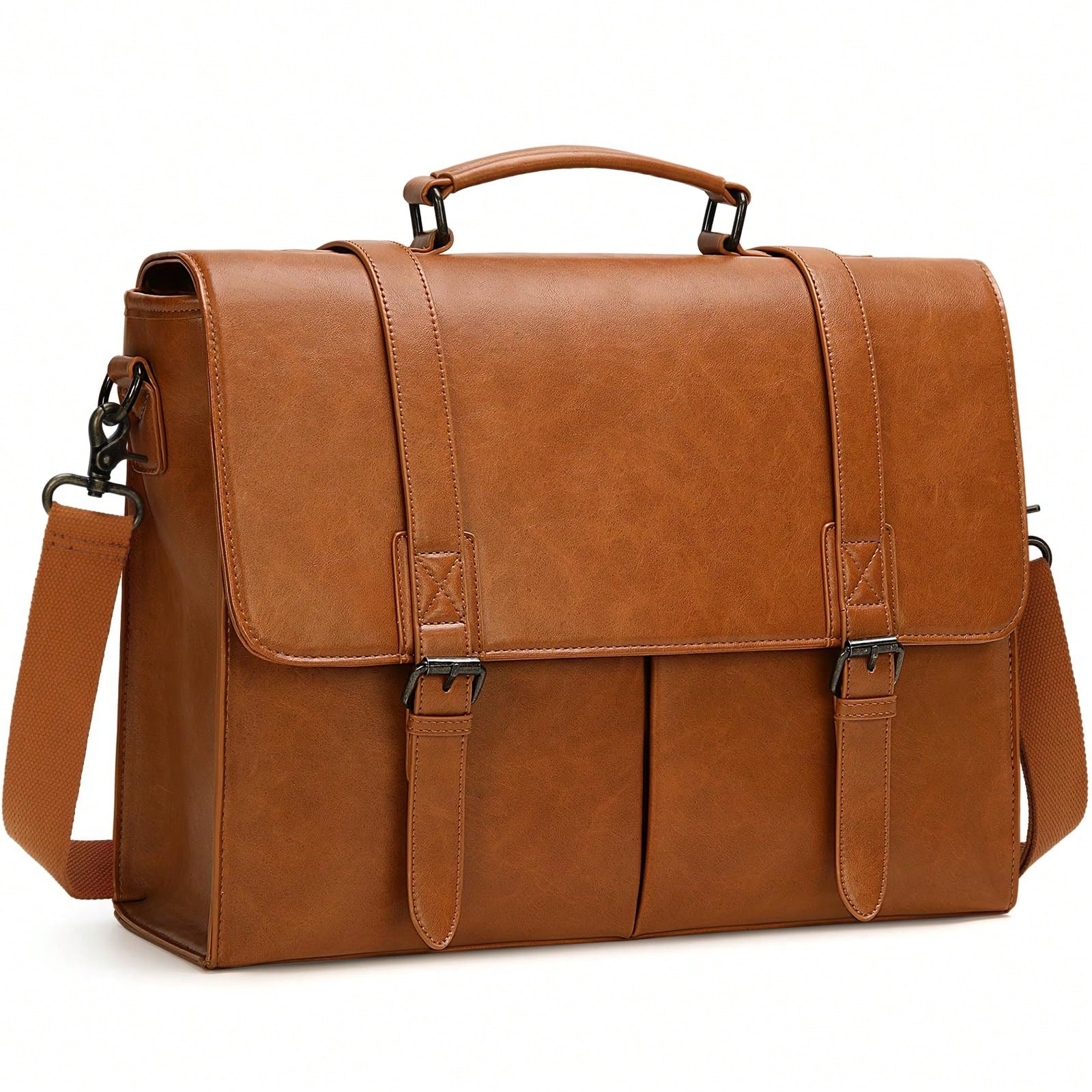 Messenger Bag For Men 15.6 Inc - Vintage Leatherwork recension och pris
