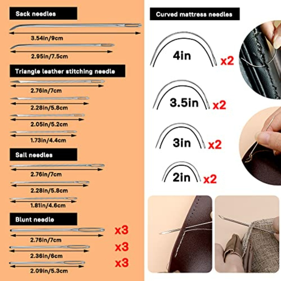 40 Pcs Upholstery Repair Sewin - Upholstery Leather Work recension och pris