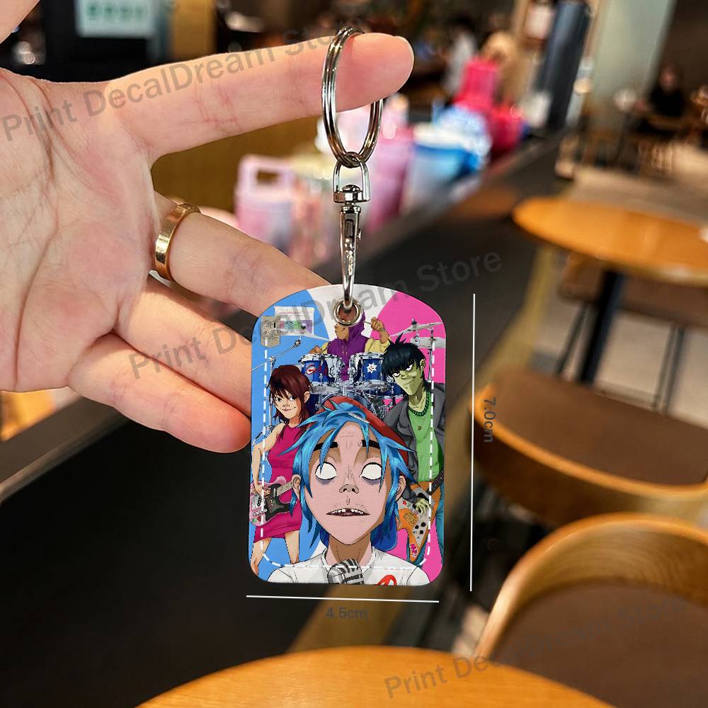 Band G-Gorillaz Holder Keychai - Leather Works recension och pris