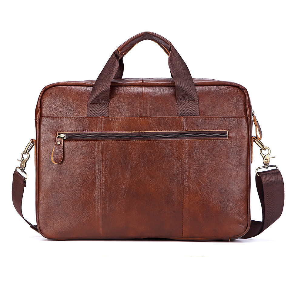 Men Genuine Leather Handbag Fa - Leather Work Handbags recension och pris