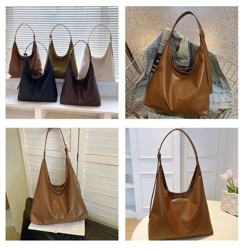 Vintage Hobo Tote Bag for Wome - Leather Work Handbags recension och pris