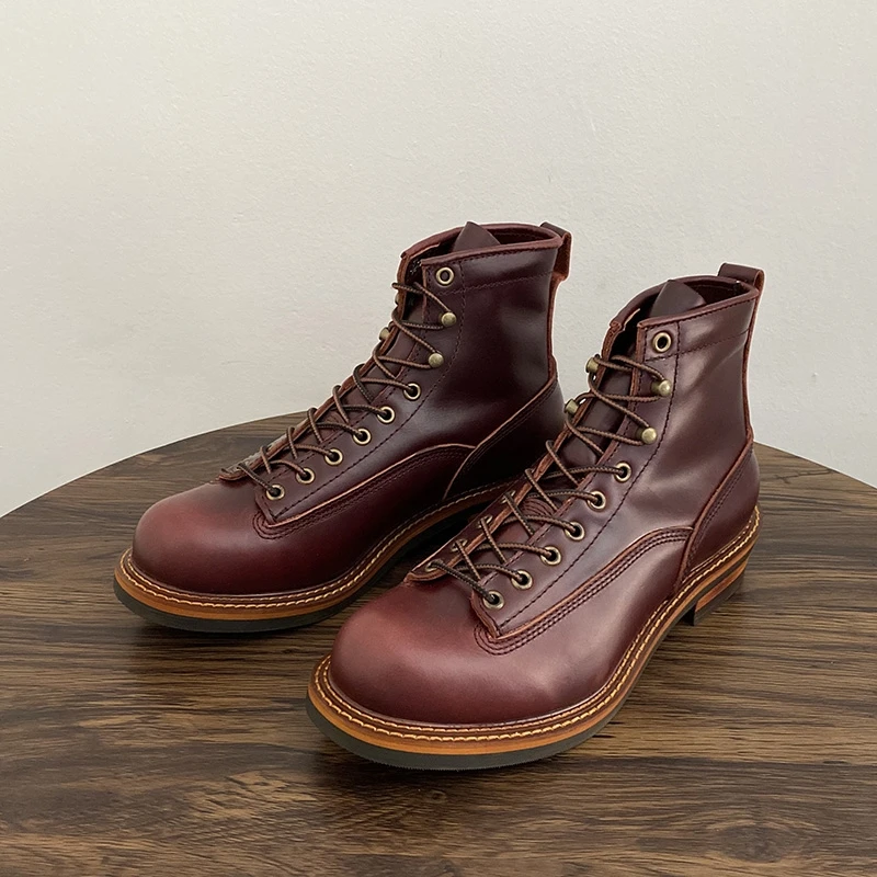 Vintage British Men Ankle Boot - Vintage Leatherwork recension och pris