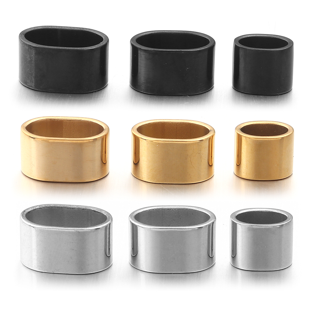 6pcs Flat Stainless Steel Tube - Leatherwork Diy recension och pris