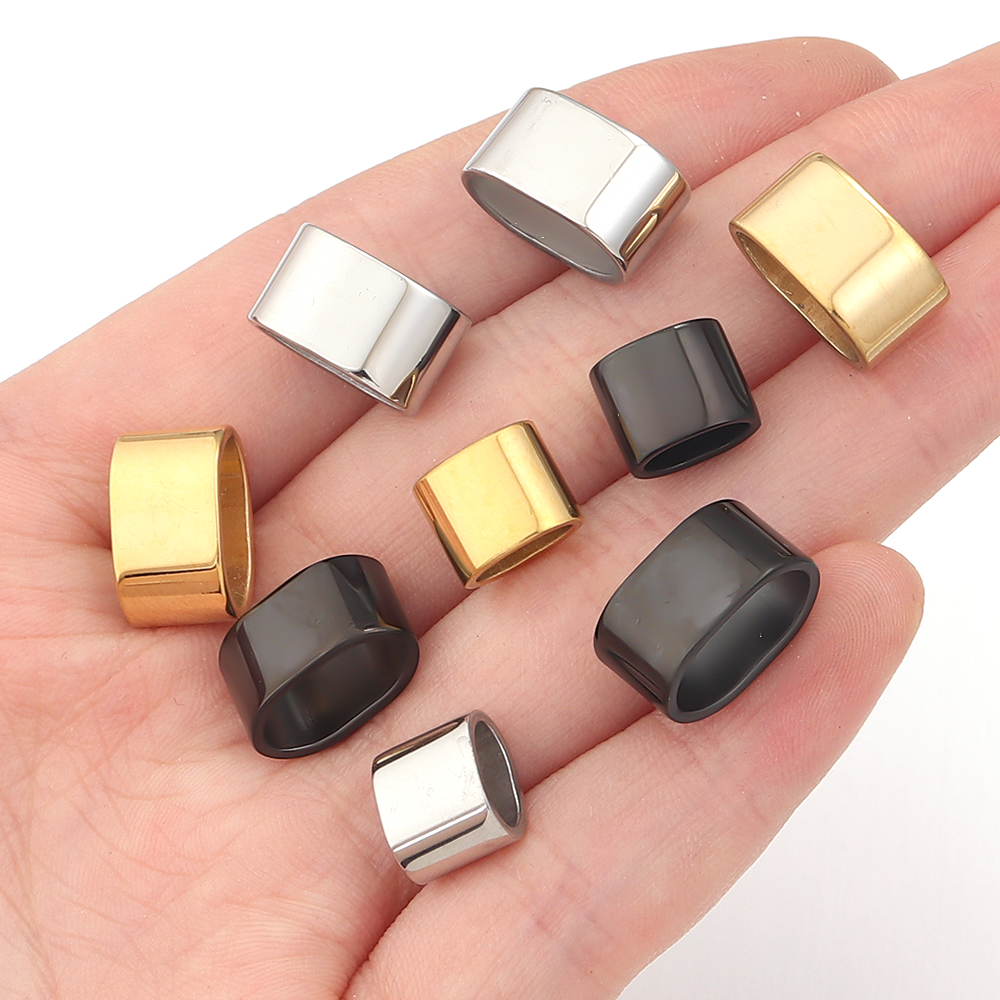 6pcs Flat Stainless Steel Tube - Leatherwork Diy recension och pris