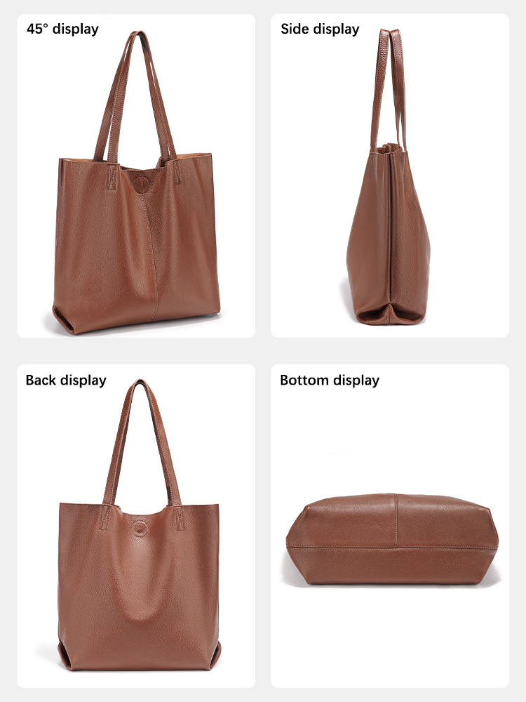 Zency Women's Large Capacity H - Leather Work Handbags recension och pris