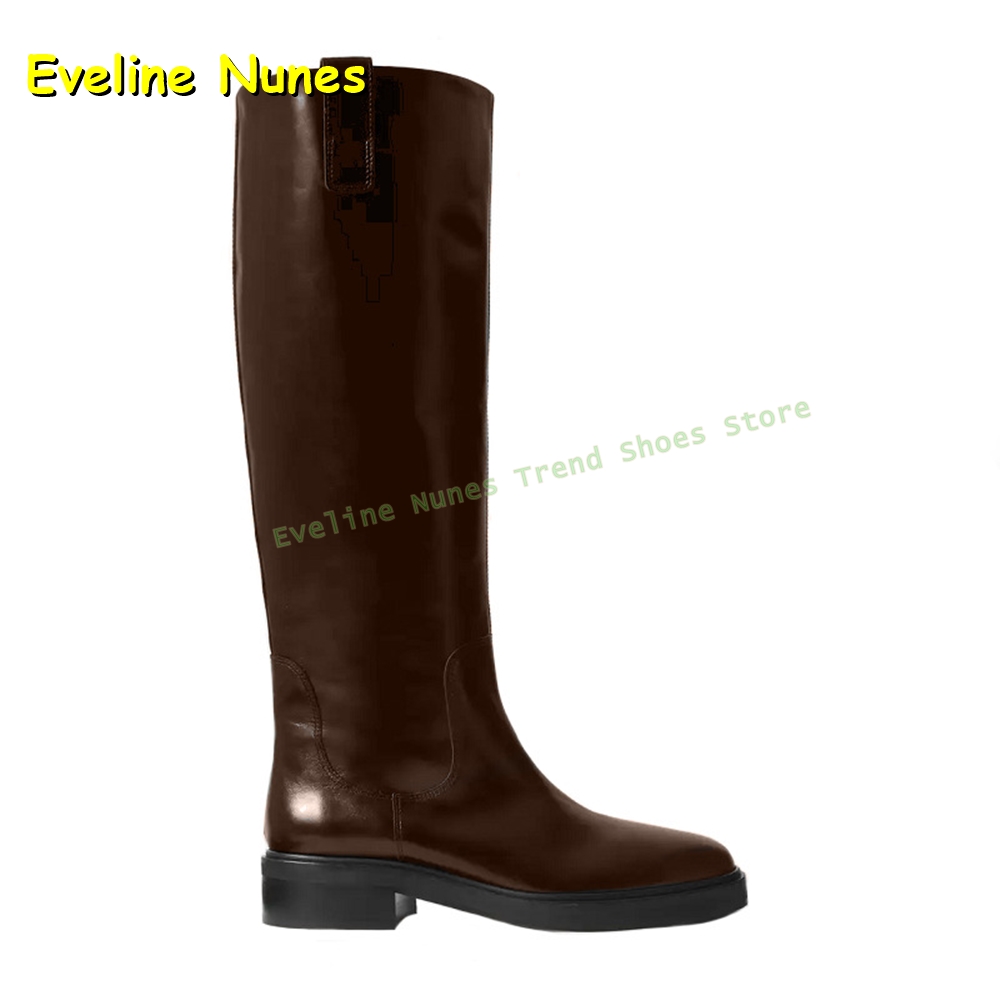 Black Leather Knee High Riding - Leather Work Women Shoes recension och pris