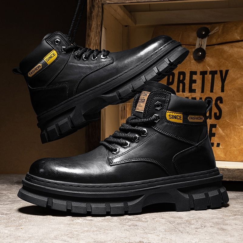 Vintage Men Platform Ankle Boo - Vintage Leatherwork recension och pris