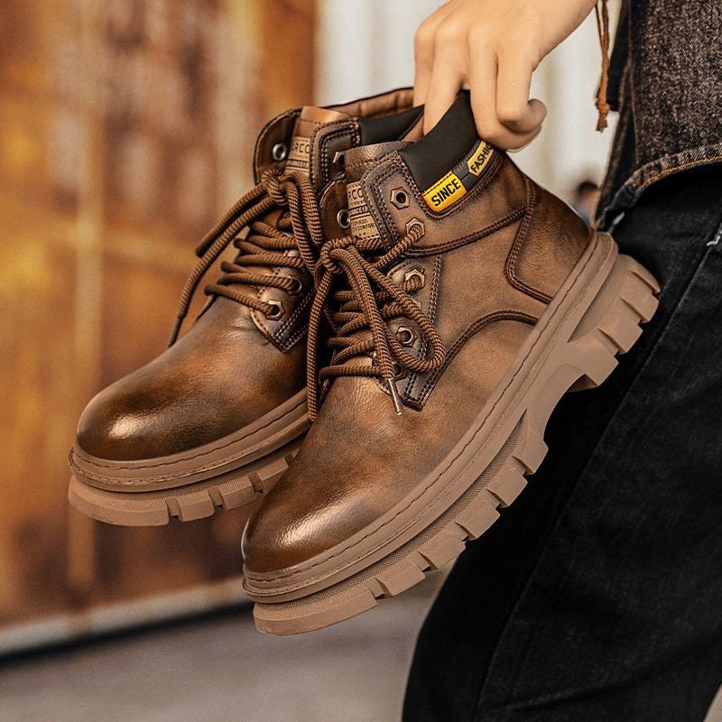 Vintage Men Platform Ankle Boo - Vintage Leatherwork recension och pris