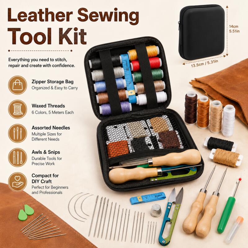 Leather Working Kit Leather Se - Upholstery Leather Work recension och pris