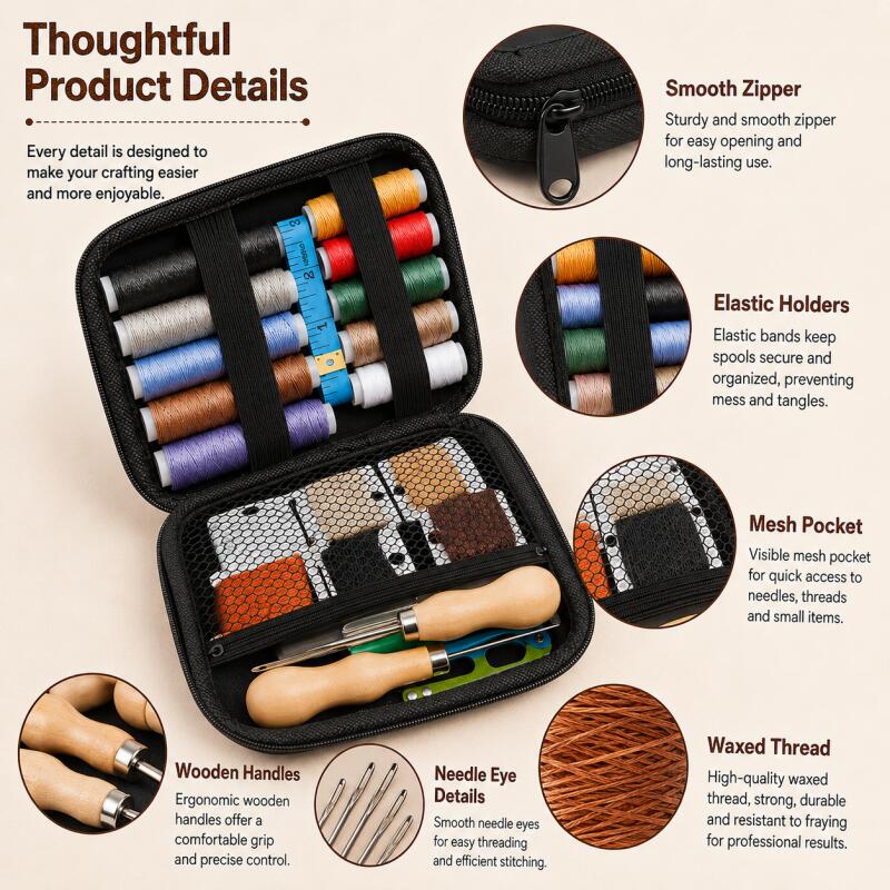 Leather Working Kit Leather Se - Upholstery Leather Work recension och pris
