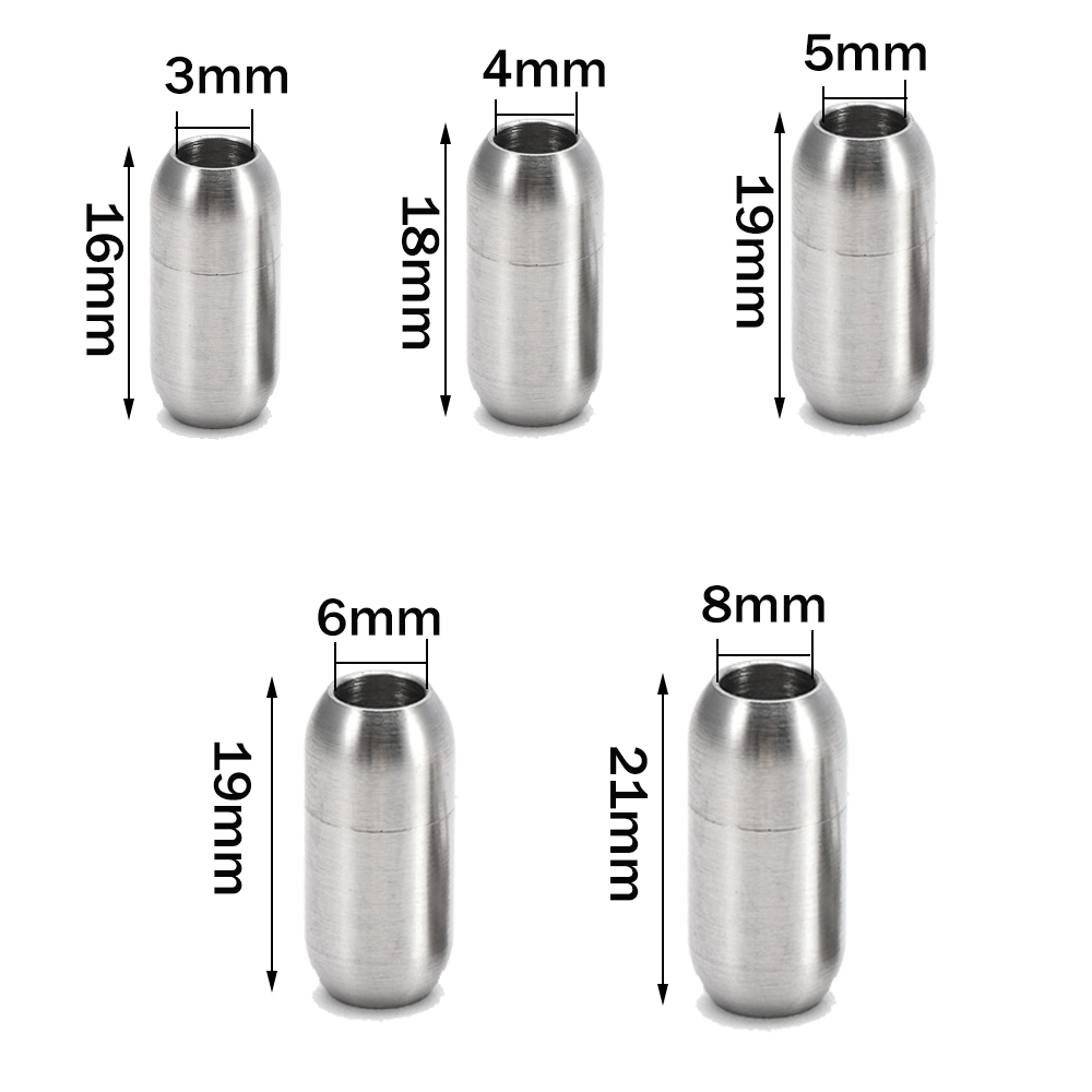 2pcs Stainless Steel Magnetic  - Leatherwork Diy recension och pris