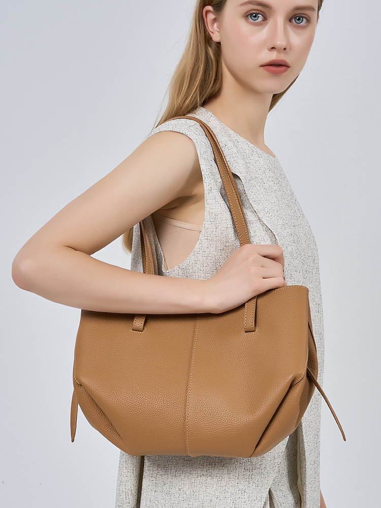 Women Real Leather Soft Tote B - Leather Work Handbags recension och pris