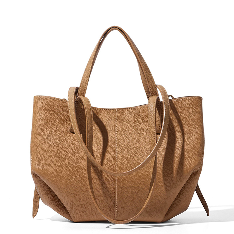 Women Real Leather Soft Tote B - Leather Work Handbags recension och pris