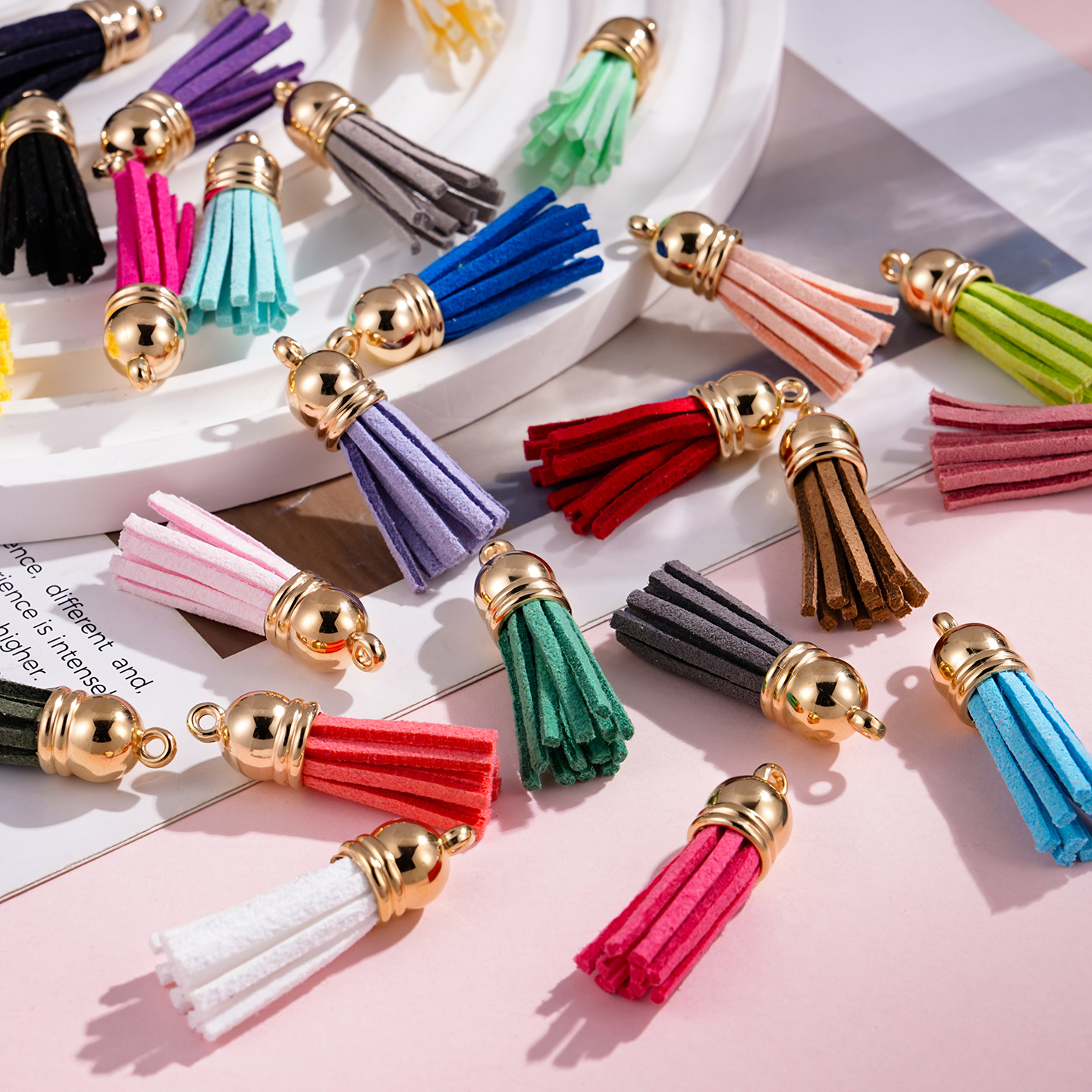 20pcs/Lots Tassel Synthetic Su - Leatherwork Diy recension och pris