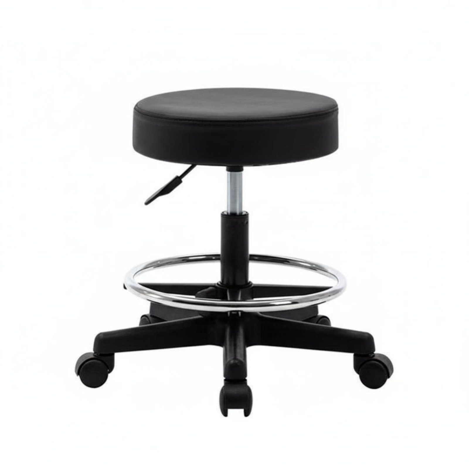 Adjustable Rolling Stool Versa - Upholstery Leather Work recension och pris
