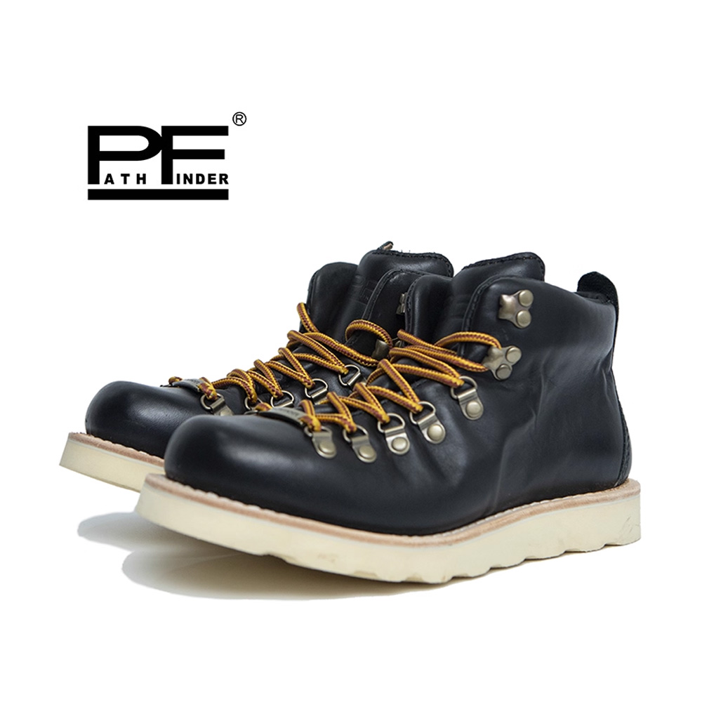 pf Fashion Men's Genuine Leath - Leather Work Women Shoes recension och pris