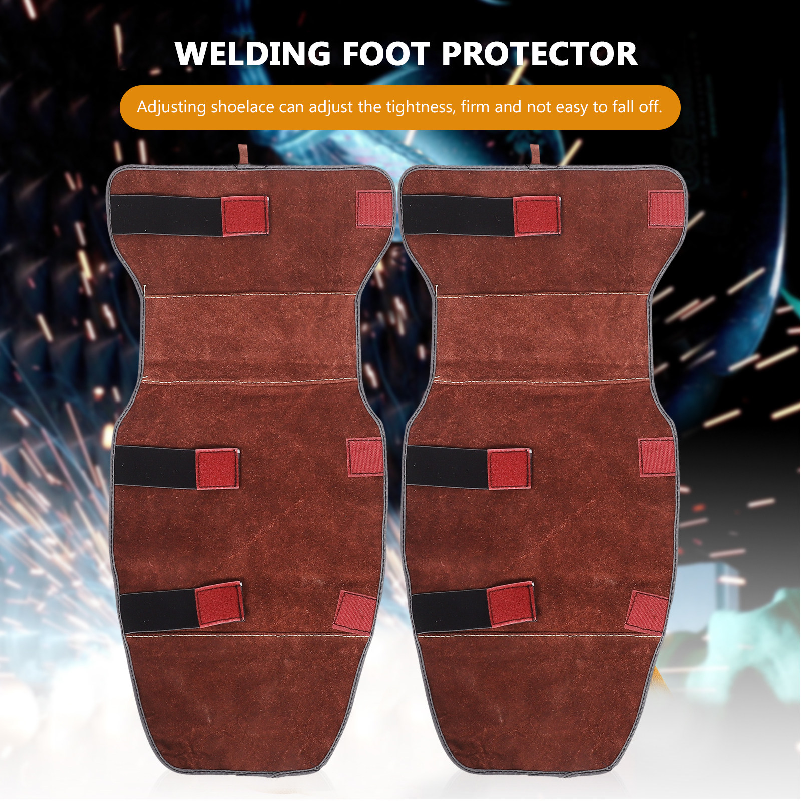1 Pair Welding Knee Protector  - Leather Work Knee Pads recension och pris