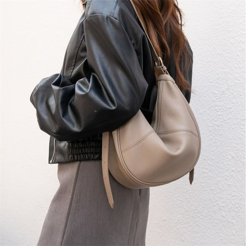 BURMINSA Slouchy Genuine Leath - Leather Work Handbags recension och pris