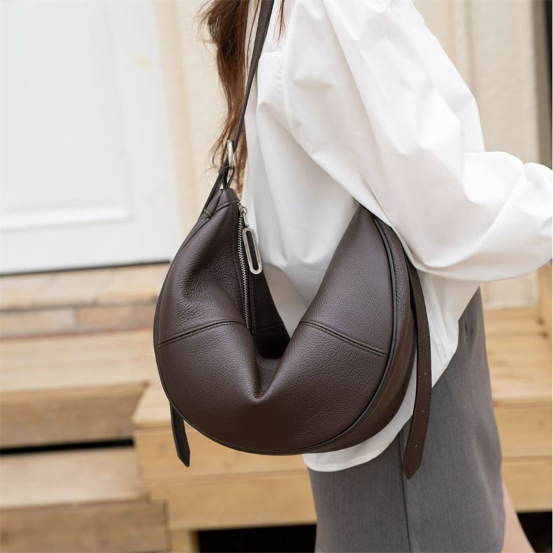 BURMINSA Slouchy Genuine Leath - Leather Work Handbags recension och pris