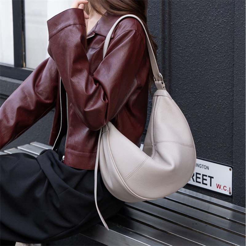 BURMINSA Slouchy Genuine Leath - Leather Work Handbags recension och pris