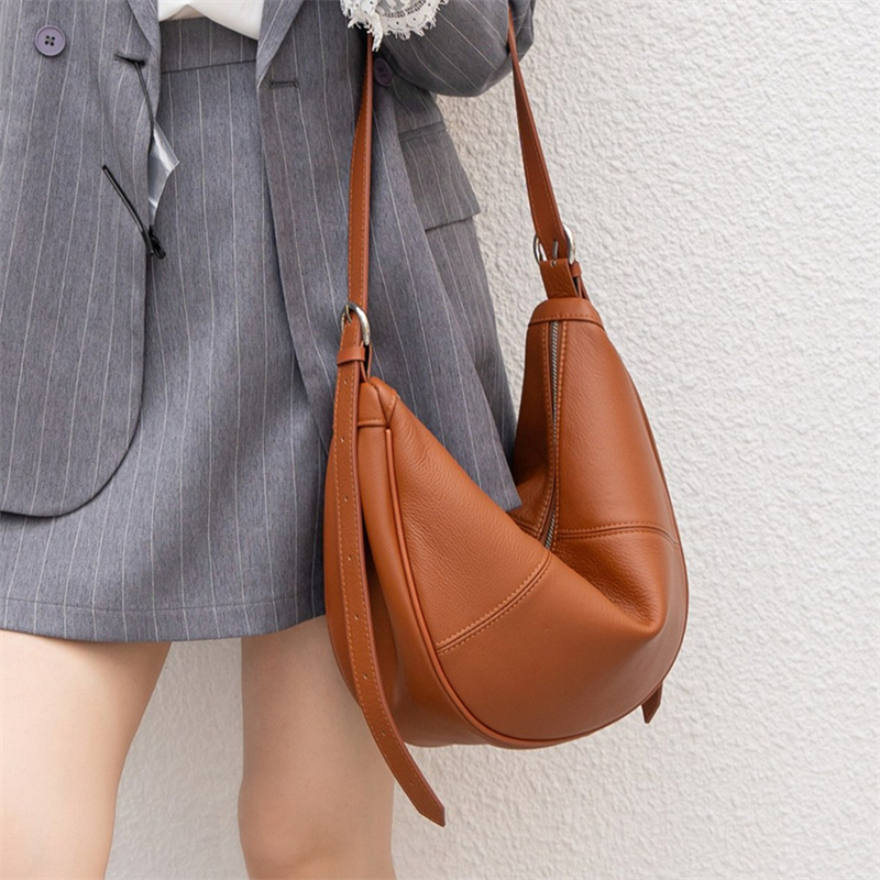 BURMINSA Slouchy Genuine Leath - Leather Work Handbags recension och pris