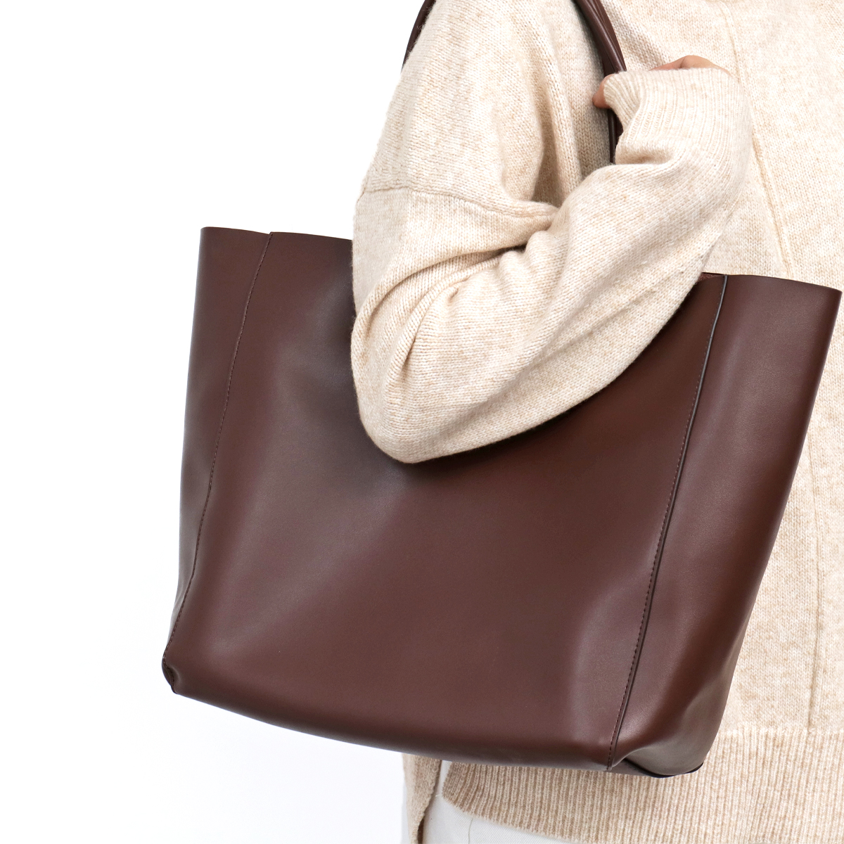 Large Capacity Tote Handbag fo - Leather Work Handbags recension och pris